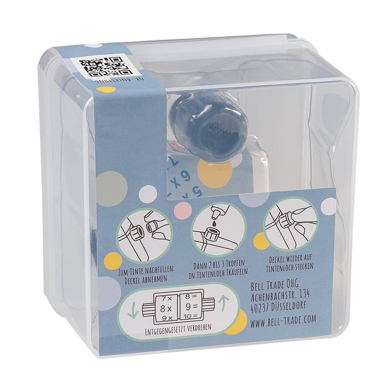 Lulubug Mathematik Rollstempel Multiplikation 1