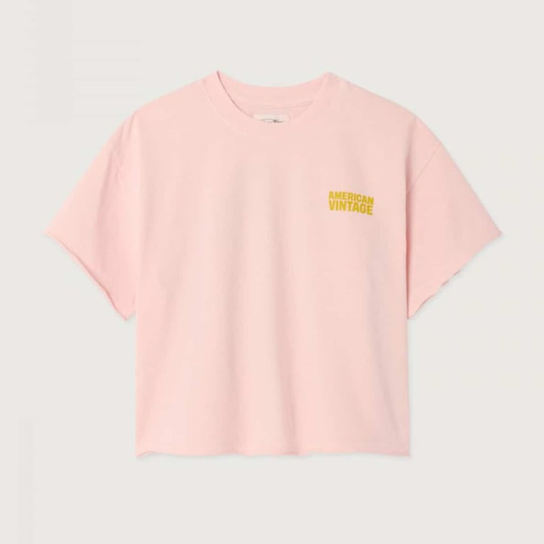 American Vintage Damen T-Shirt Afoma, petale vintage