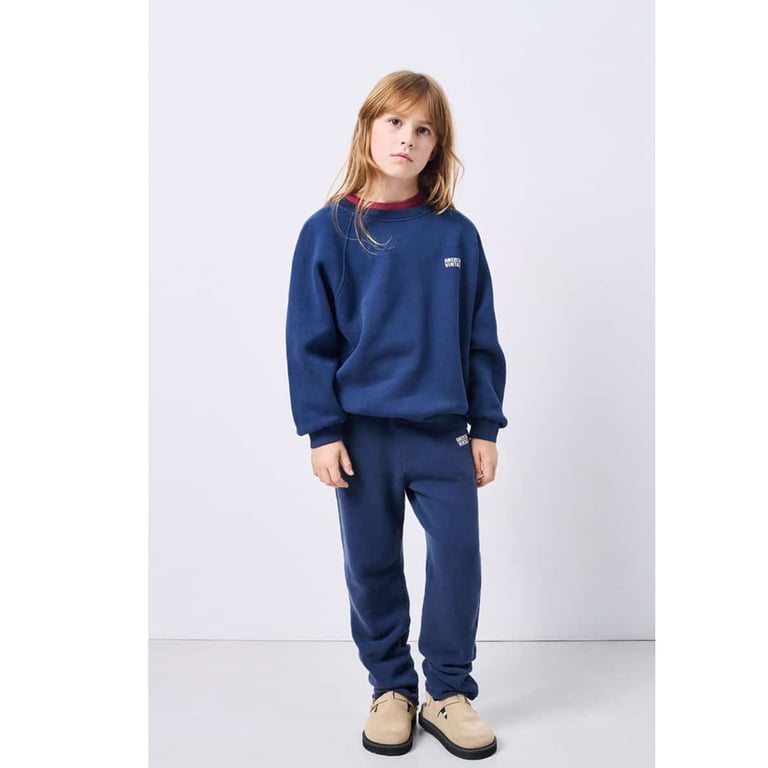 American Vintage Sweatshirt Izubird, Navy Vintage 1