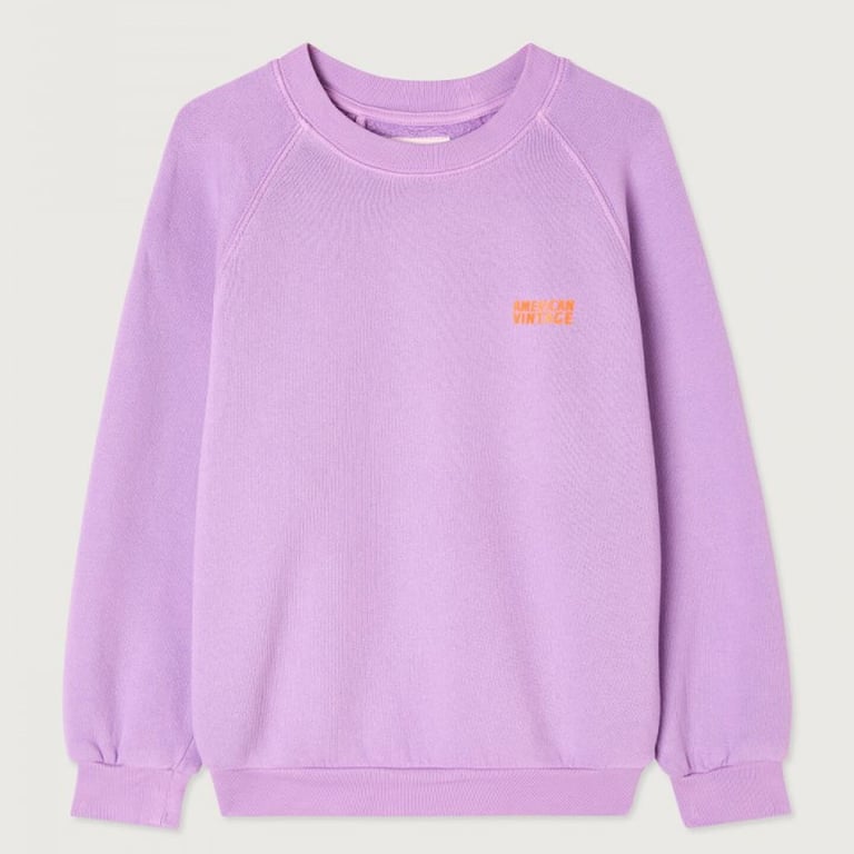 American Vintage Sweatshirt Izubird, Parme Vintage