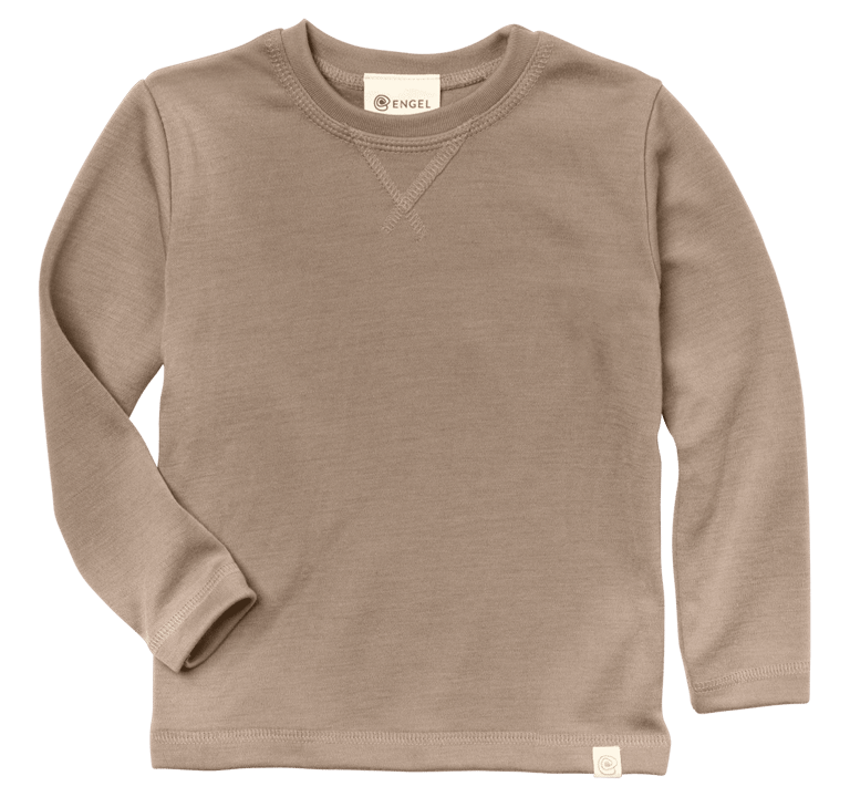 Engel Kinder-Sweatshirt langarm GOTS, sand
