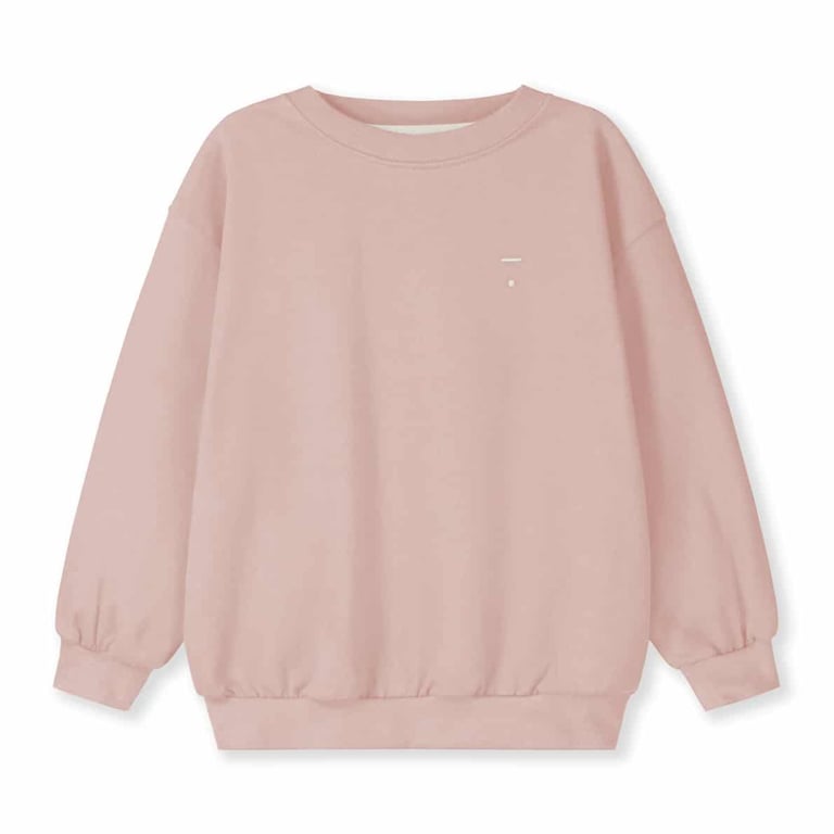 Gray Label Kids Sweater Dropped Shoulder, Faded Pink