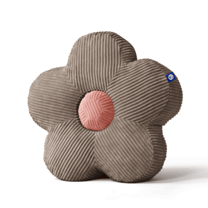 Kooja Kissen Flower, Misty Taupe