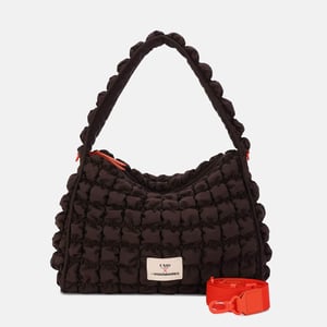 Les Visionnaires Tasche Unio Hobo Bubble, chocolate