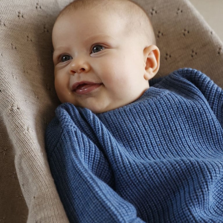 Lille Toni Pullover Paul, blue 1