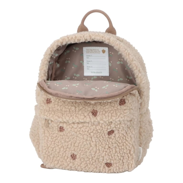 Little Dutch Teddy-Rucksack Taupe 1