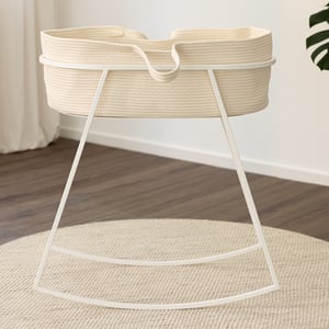 Metallbude Babywiege KORSINA, Weiß