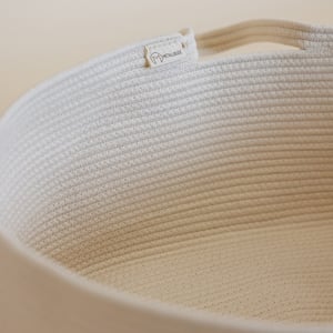 Metallbude Robe Moseskorb, Natural White