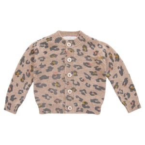 Papa Lobster Cardigan Strickjacke Nicki, Leo beige