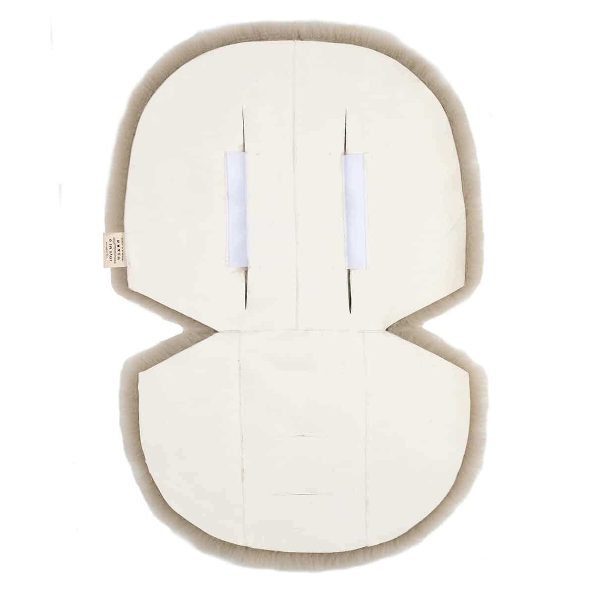 Binibamba Schafsfell fixed harness Snuggler für Buggy, Kinder- und Stubenwagen