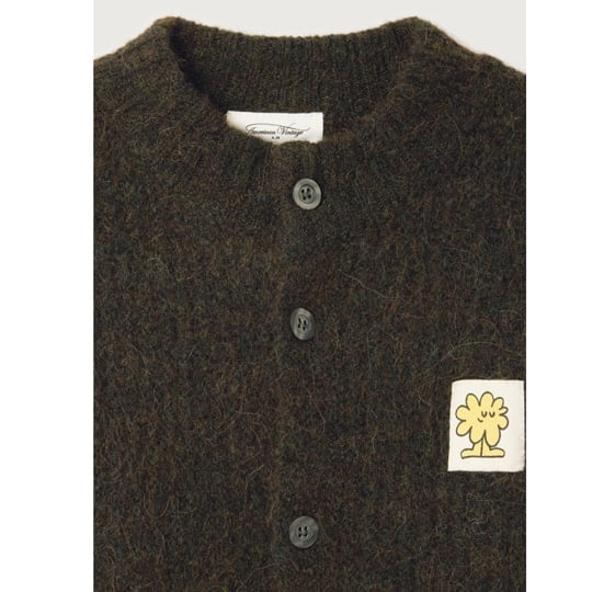 American Vintage Cardigan Jacke East, epicea chine 1