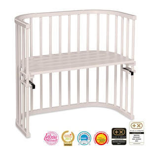 Babybay Original Beistellbett, beige lackiert