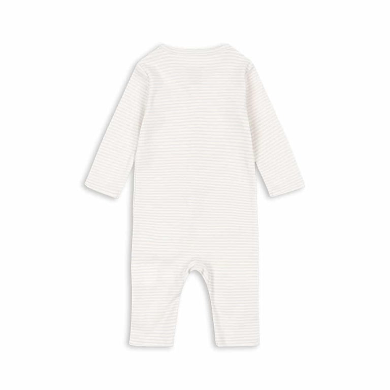 Konges Sløjd Baby Onesie Fio, tea stripe gray dawn 1