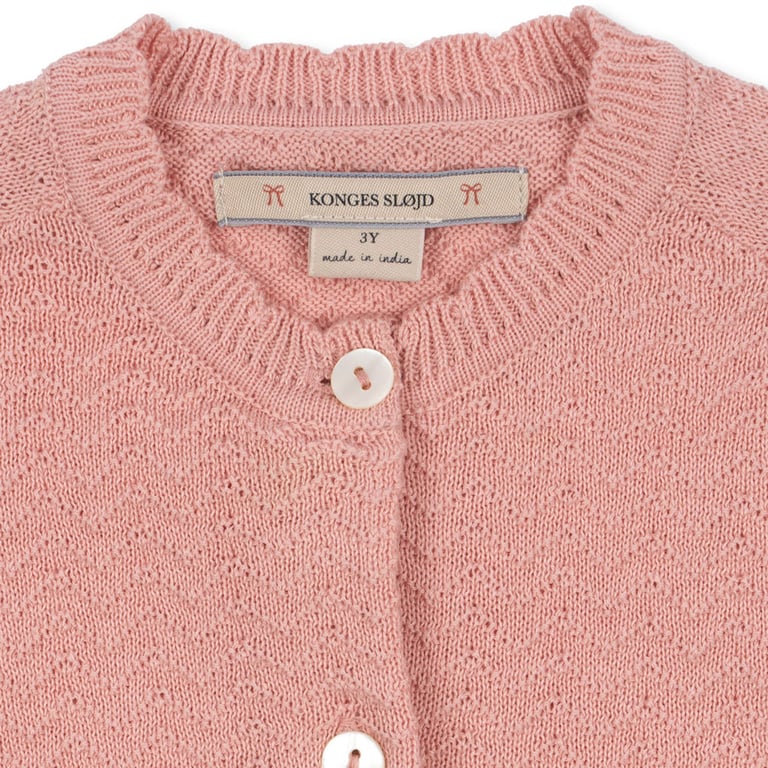 Konges Sløjd Cardigan Strickjacke Cypres, mellow rose 1