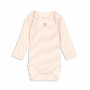 Konges Sløjd Langarm-Body Fio Stripe, tea stripe cameo