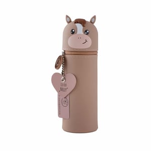 Lulubug Federmäppchen aus Silikon Zoo Animals Pferd Nelly