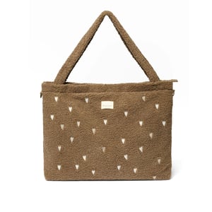 Studio Noos Brown Hearts Teddy Wickeltasche