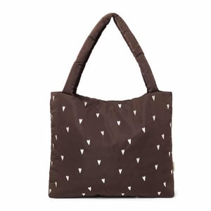 Studio Noos Puffy Mom Bag Brown Hearts