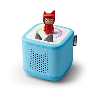 Tonies Starterset Toniebox 2 Himmelblau mit Kreativ-Tonie Rot