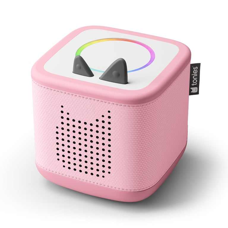 Tonies Starterset Toniebox 2 Rosa mit Kreativ-Tonie Rot 1