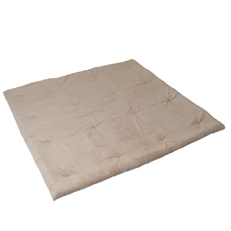 Ullenboom Krabbeldecke Cord Sand (120 x 120 cm)