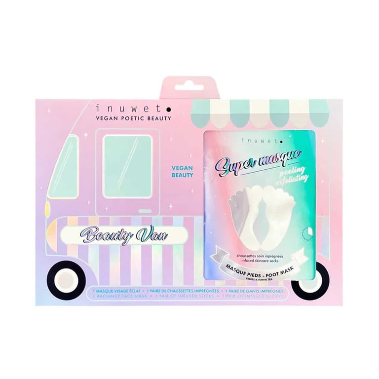 Inuwet Beauty Van Geschenkset, Fuß-, Hand- und Gesichtsmaske