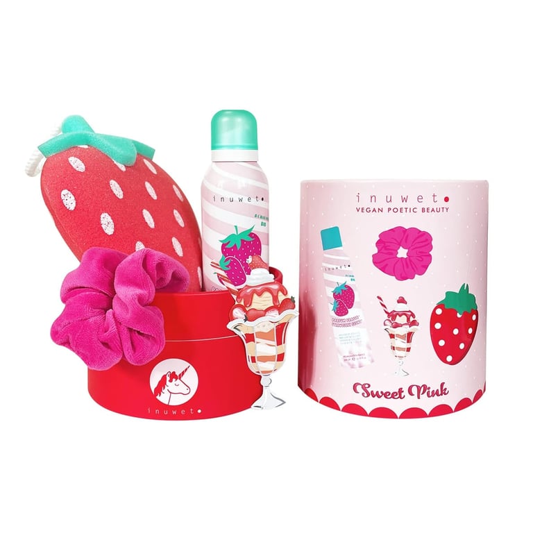 Inuwet Sweet Pink Bade-Set