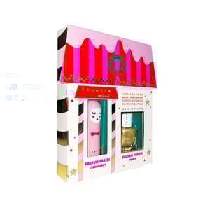 INUWET- JULIETTE HOUSE 2025: strawberry lip balm - papaya nail polish