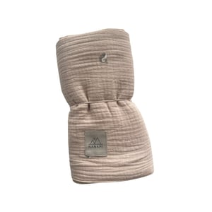 Nanami Musslin Swaddle Wal, naturel (100 x 135 cm)