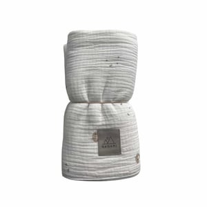 Nanami Musslin Swaddle Wal, off-white (100 x 135 cm)