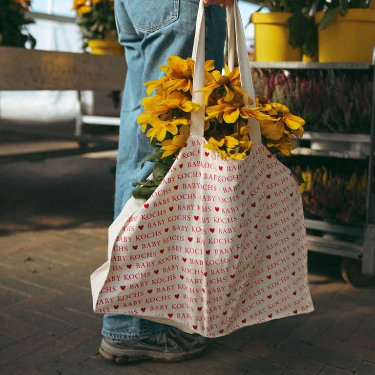 Baby Kochs Exklusiv Love Shoppingbag From our Heart to yours