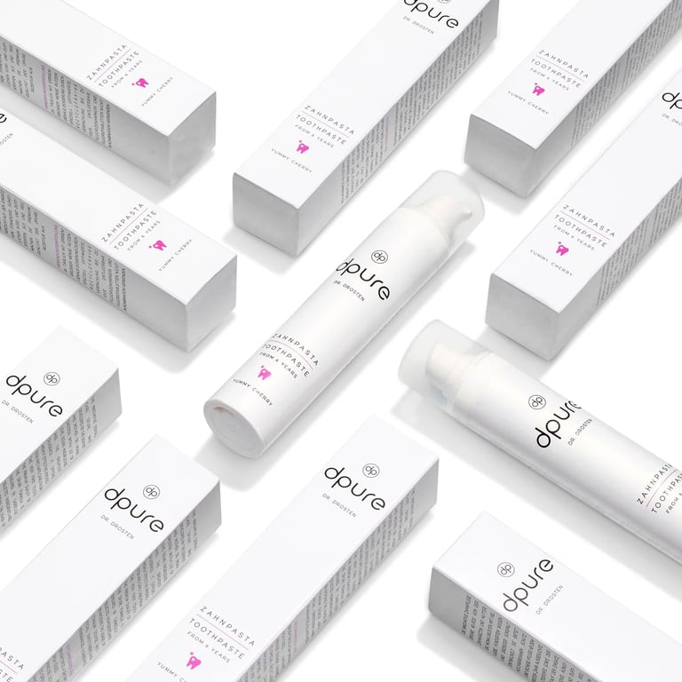 Dr. Drosten dpure Junior Zahnpasta, yummy cherry (ab 6 Jahren) 2