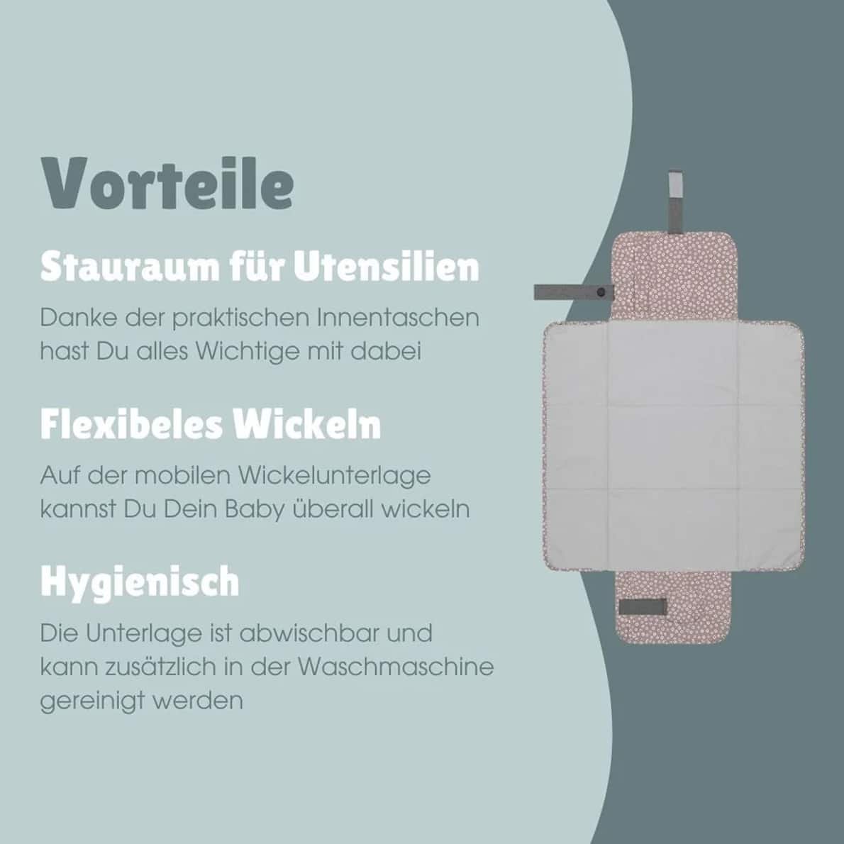 Emma & Noah Wickelunterlage Blume Berry 3