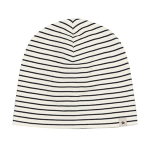 Huttelihut Beanie Stripe Rib, Navy Blazer