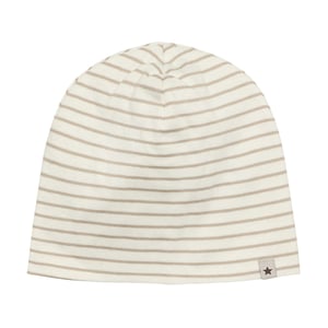 Huttelihut Beanie Stripe Rib, White Pepper