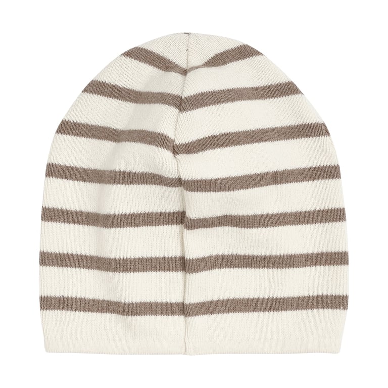 Huttelihut Beanie Stripe, Savannah Melange 1