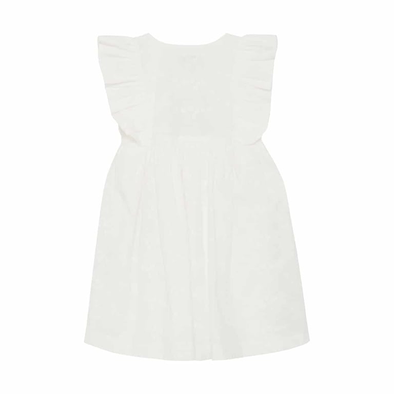 Huttelihut Kleid Embroidery, Antique White 1