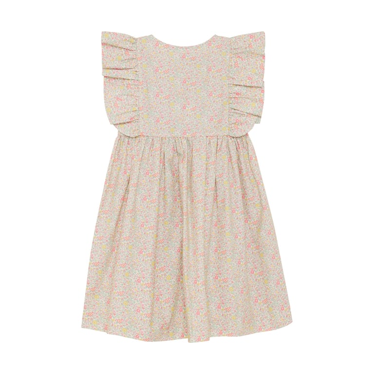 Huttelihut Kleid Liberty Fabric, Double Cream 1