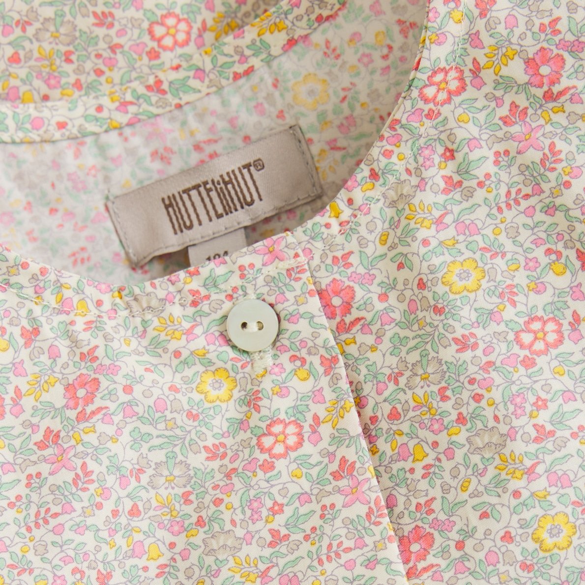 Huttelihut Kleid Liberty Fabric, Double Cream 2