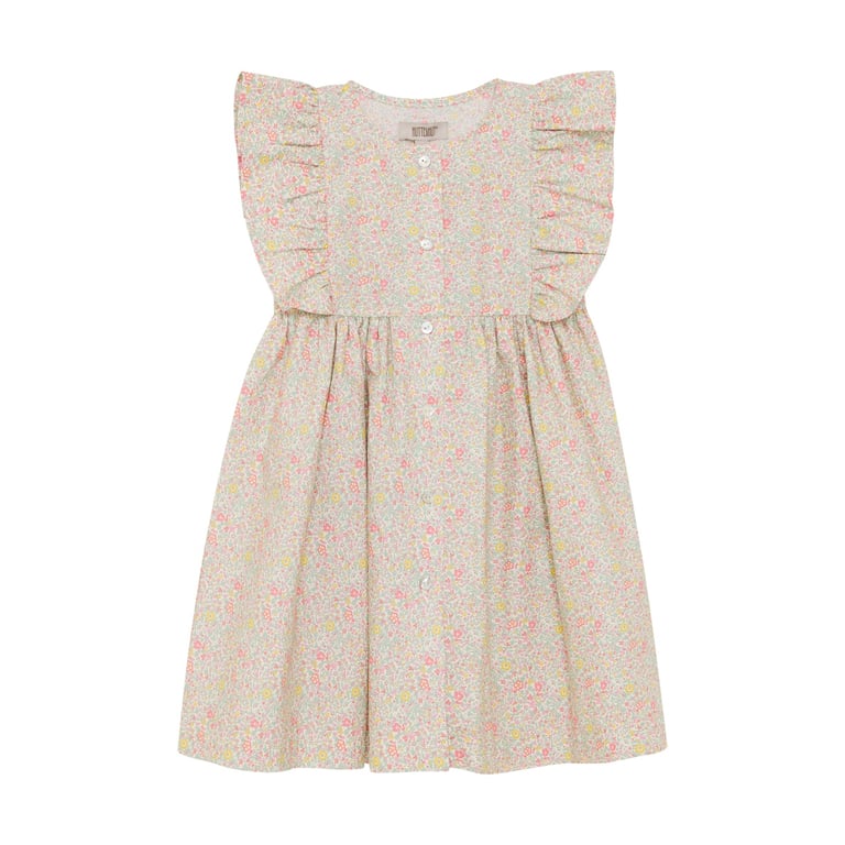Huttelihut Kleid Liberty Fabric, Double Cream