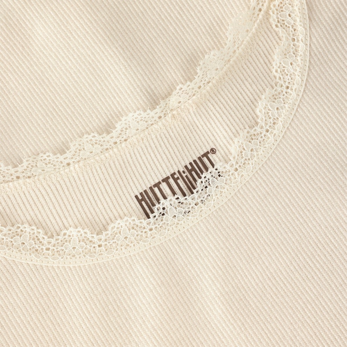 Huttelihut Langarm-Shirt Rib, Antique White 2