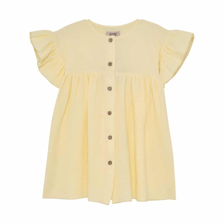 Huttelihut Musselin Kleid, Double Cream