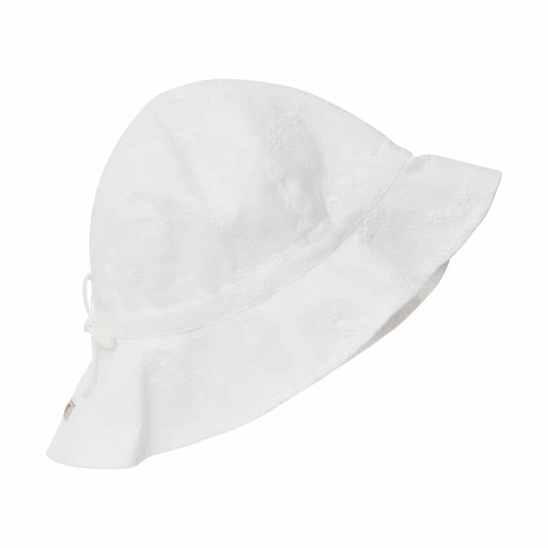 Huttelihut Sommerhut Embroidery, Antique White