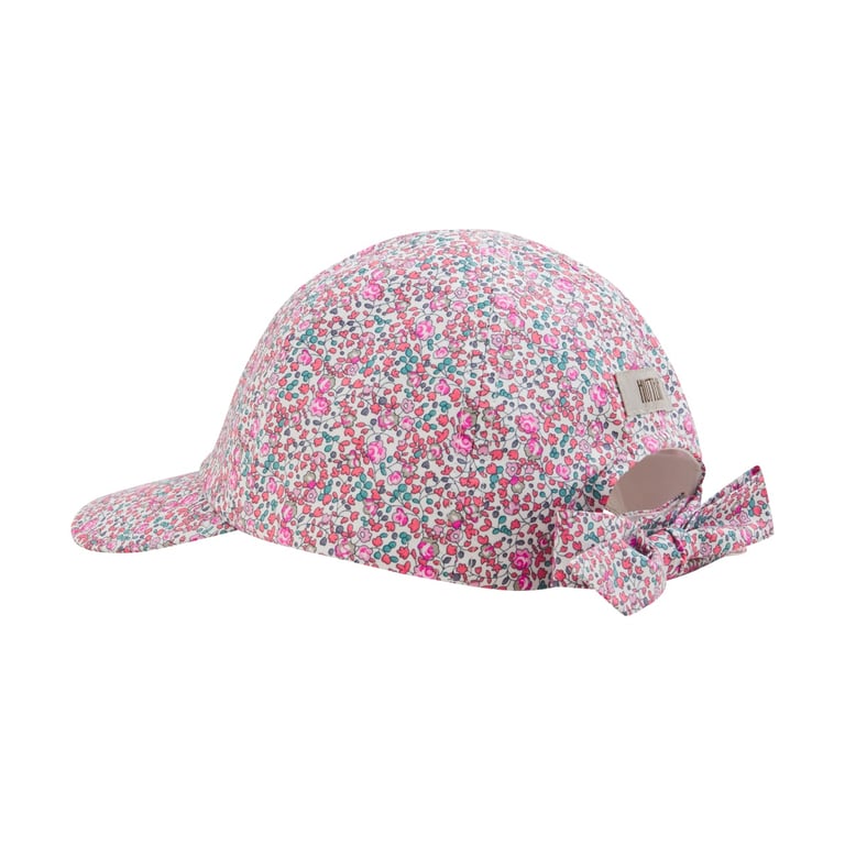 Huttelihut Sonnenkappe in Liberty Fabric, Plumeria 1