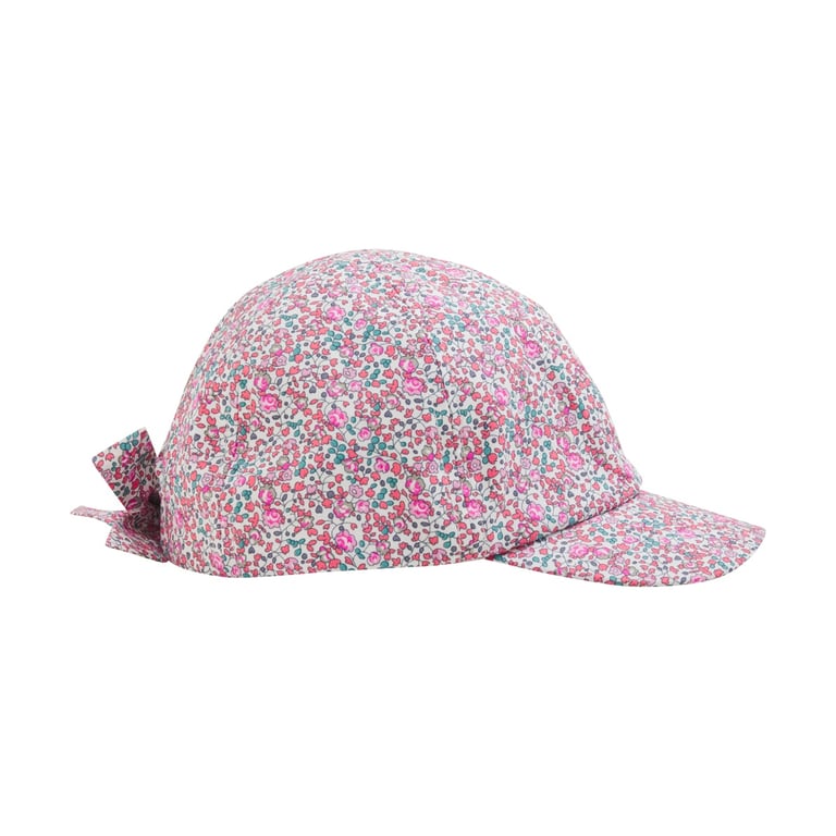 Huttelihut Sonnenkappe in Liberty Fabric, Plumeria