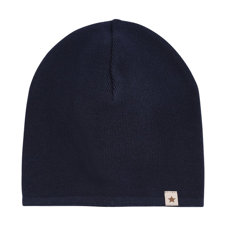 Huttelihut Strick Beanie, Navy Blazer