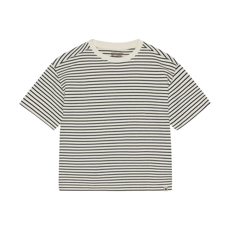 Huttelihut T-shirt Stripe, Navy Blazer