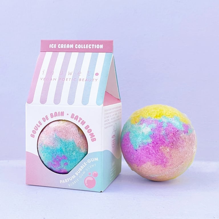 Inuwet Badebombe Ice Cream Collection, Bubble Gum