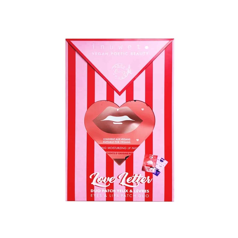 Inuwet Love Letter Set Lippen- und Augenmaske