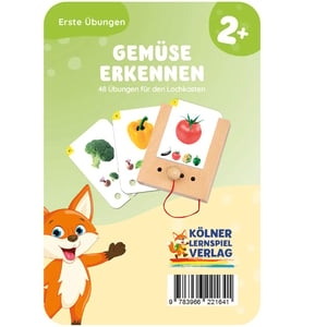 Kölner Lernspielverlag Erste Übungen - Gemüse erkennen (ab 2 Jahre+)